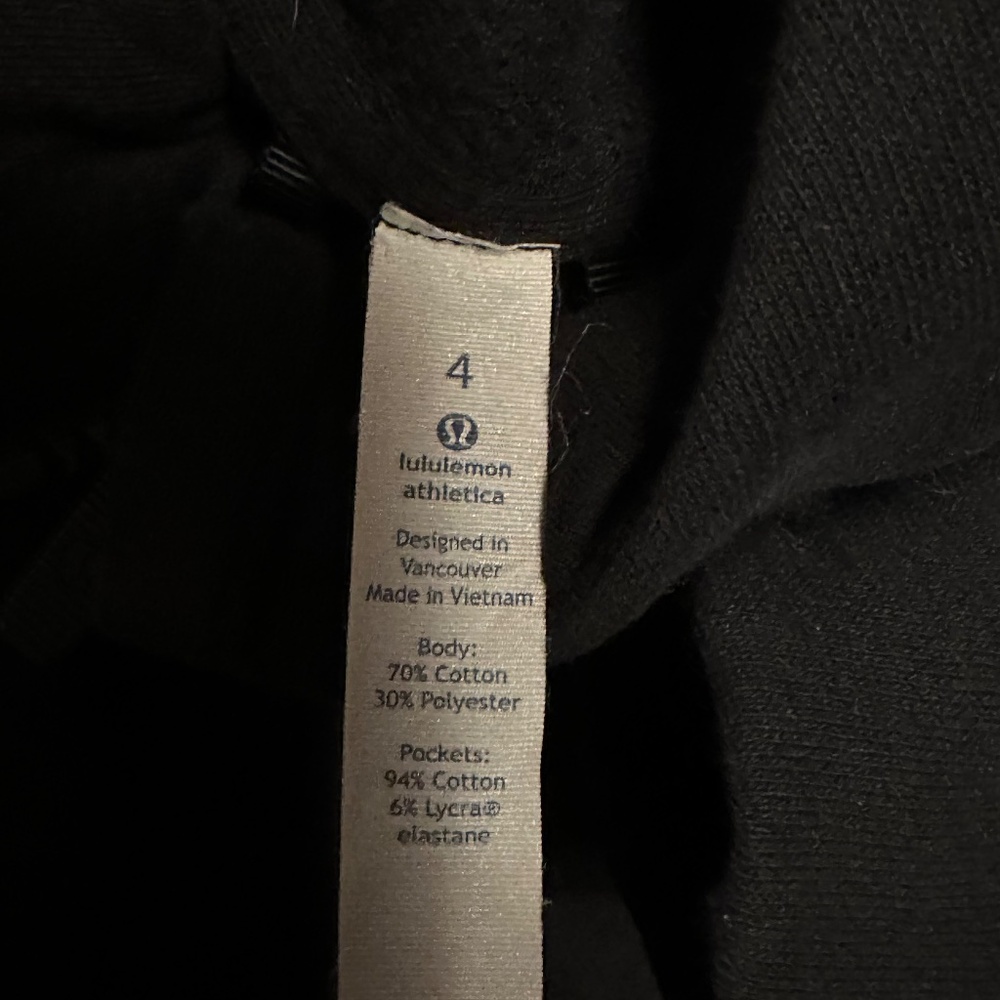 Lululemon Sleek Black Zip-U hoodie - Picture 3 of 4